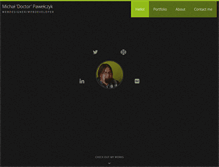 Tablet Screenshot of michal-pawelczyk.net